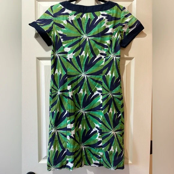 Boden Short Sleeve Shift Dress Size US 4 Floral - Picture 6 of 7